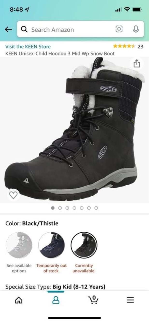 Kids Keen Snow boots size 2